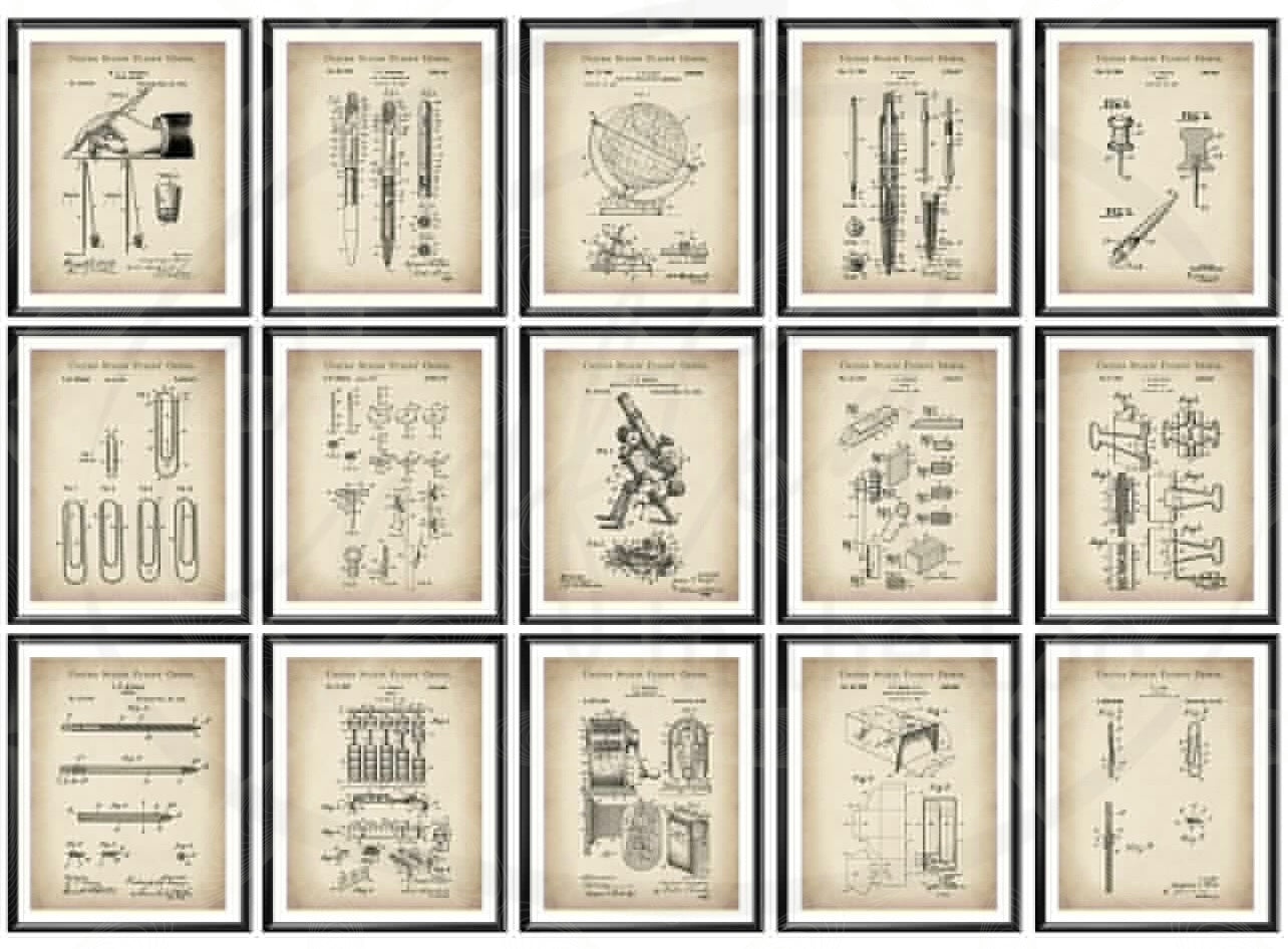 Patent Decor Print