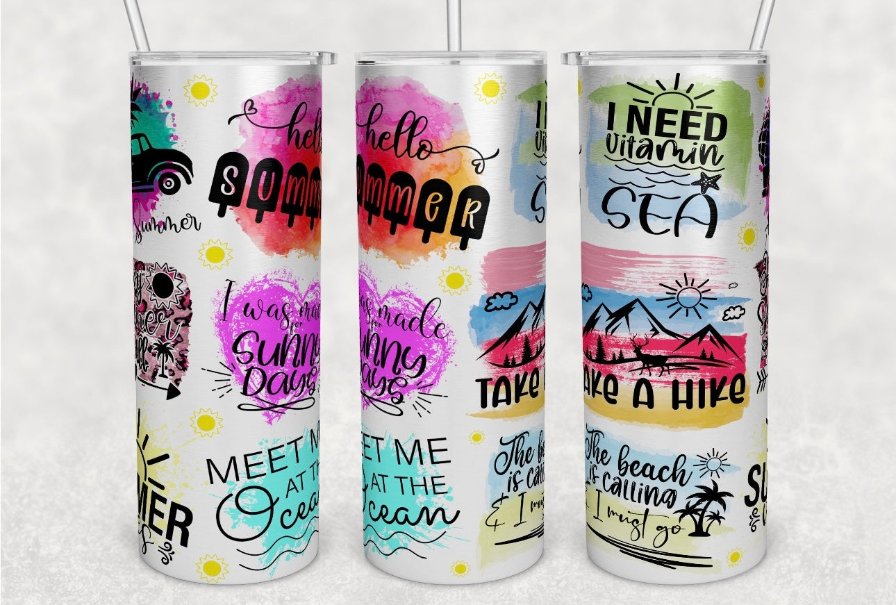 20oz Tumbler summer