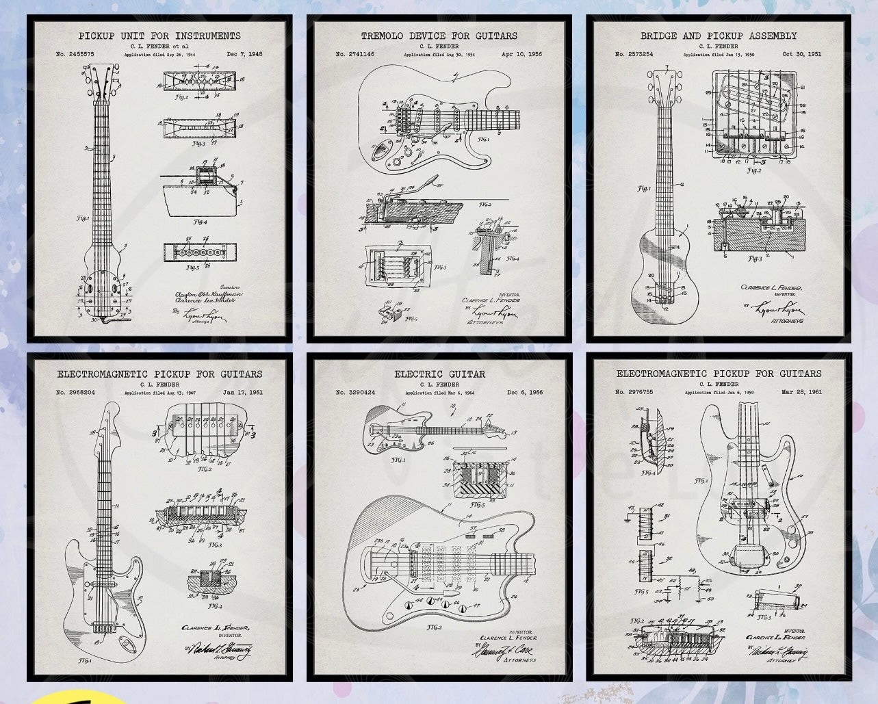 Patent Decor Print