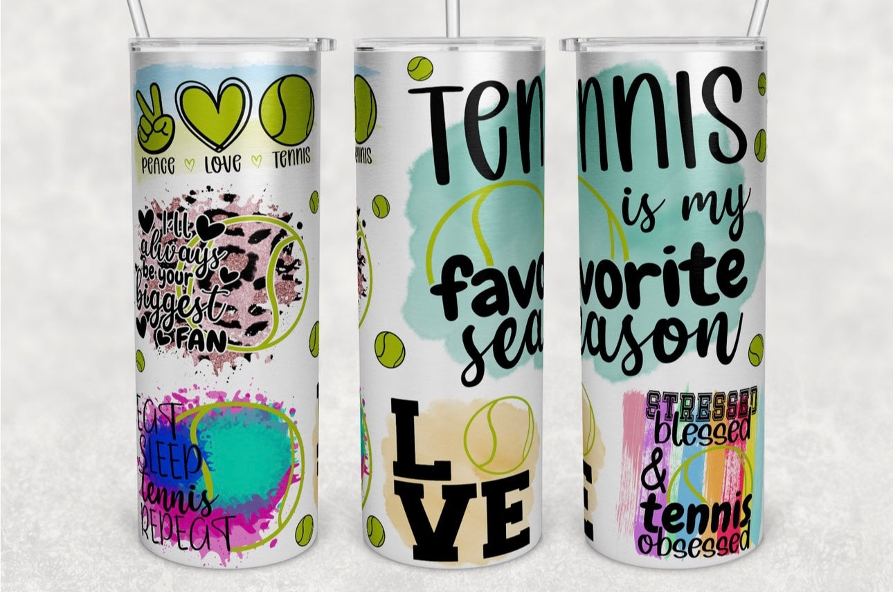 20oz Tumbler Tennis