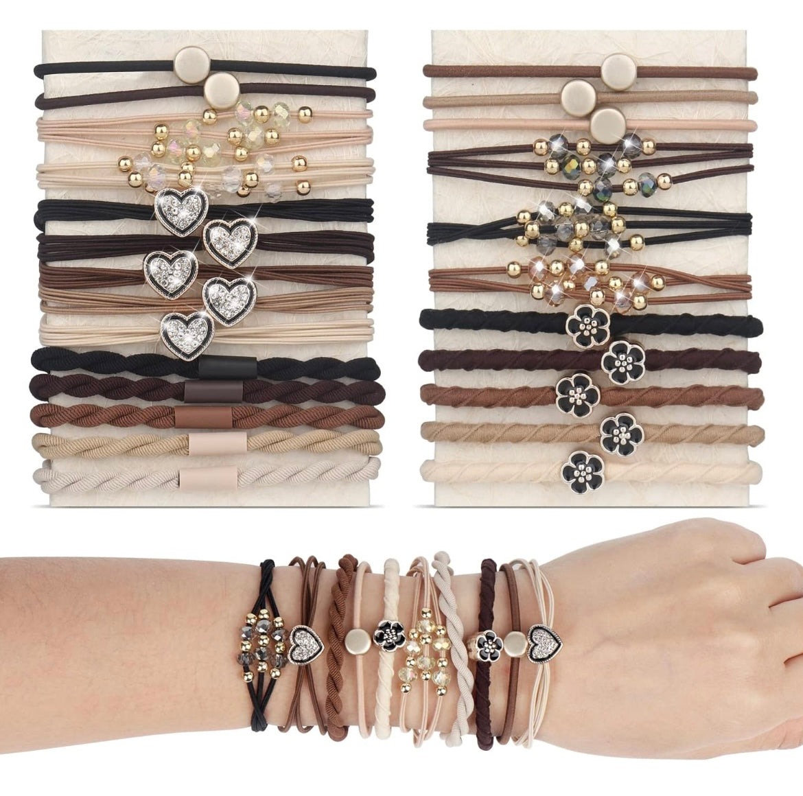 CL- Hair Tie Braceletes 4/$5