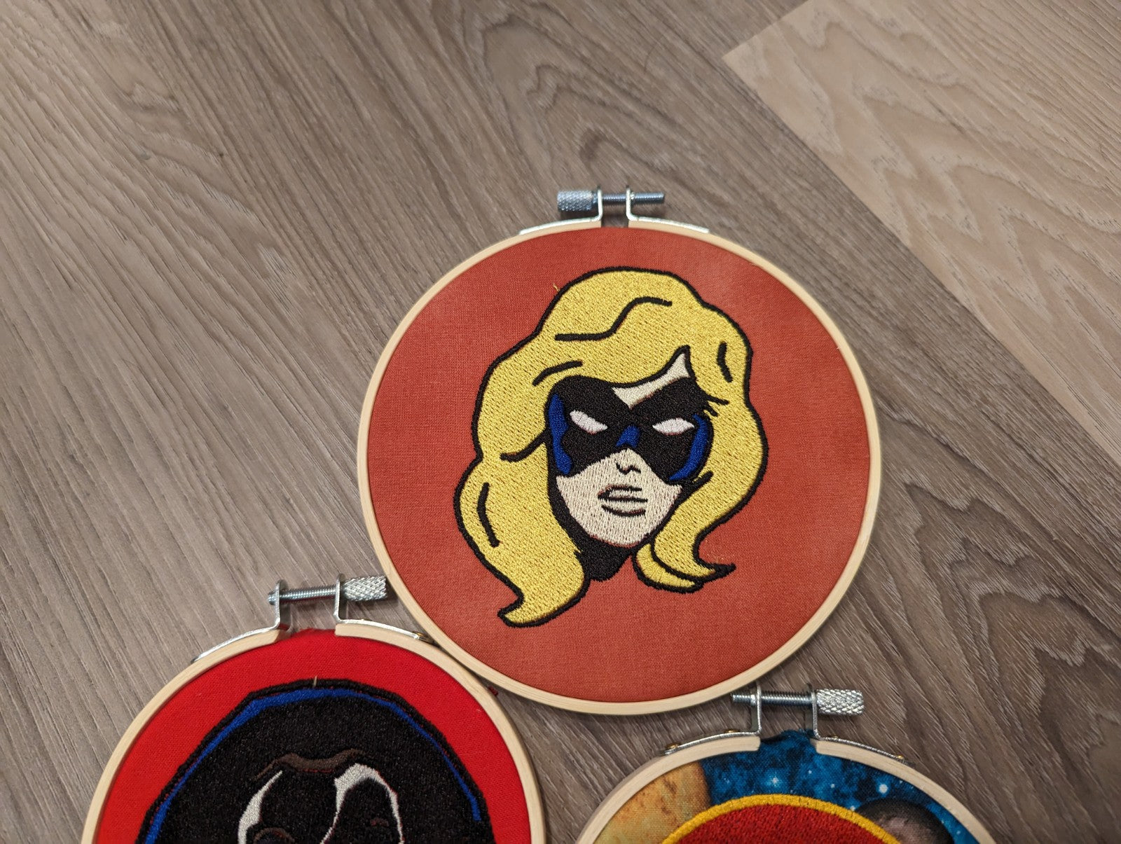 Ms. Superhero Face Wall Hanger