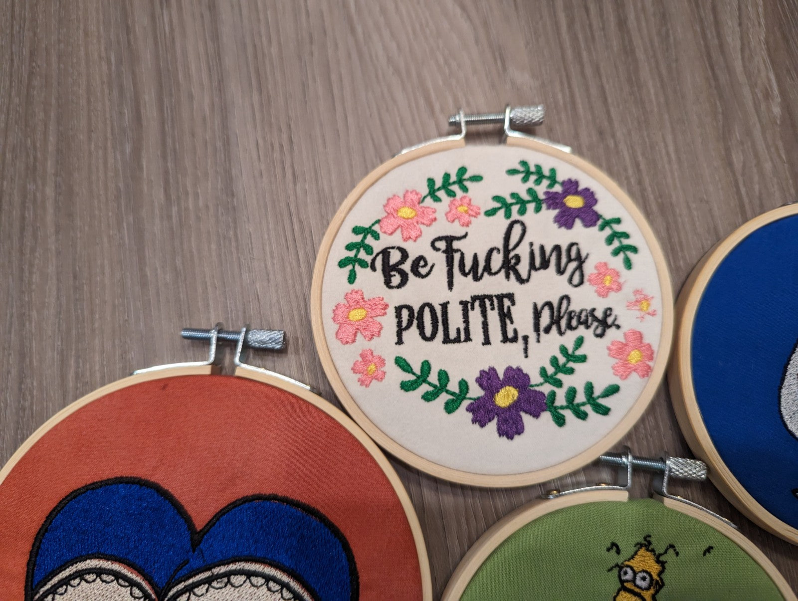 Be F-ing Polite, Please Wall Hanger