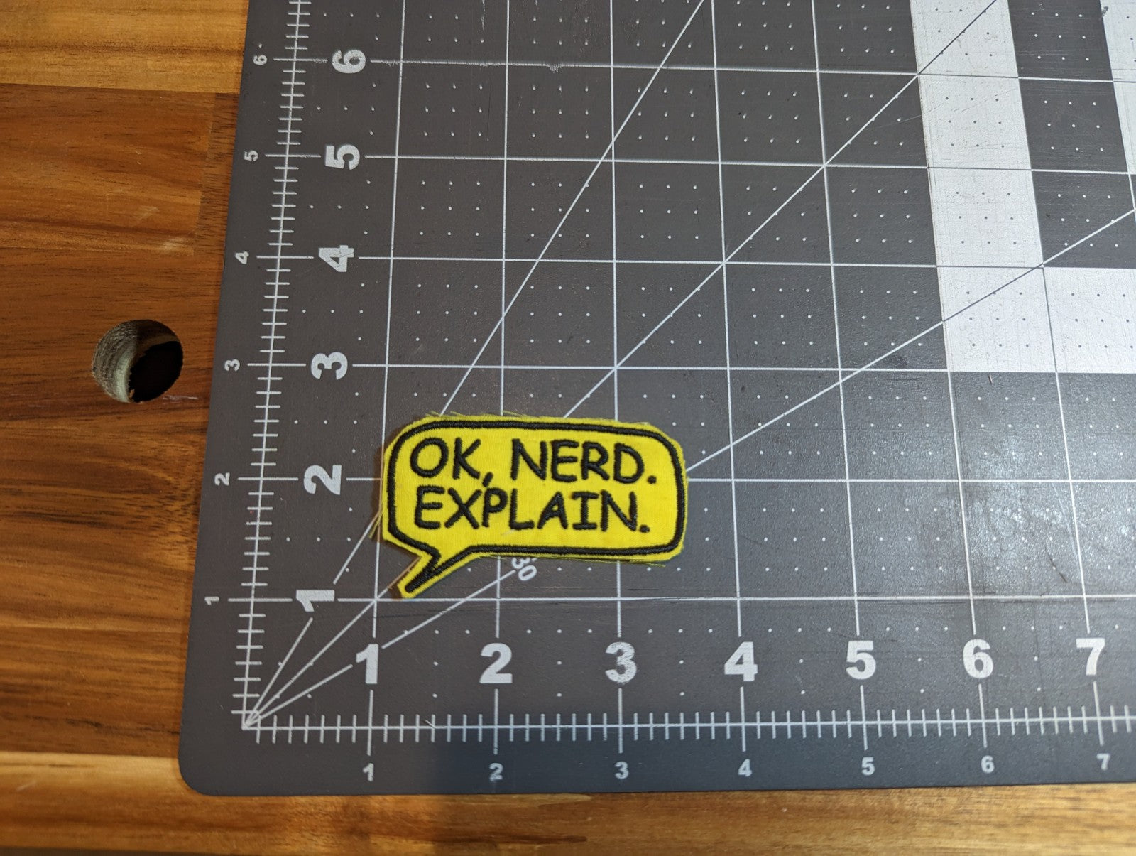 Ok Nerd Explain Iron On Patch