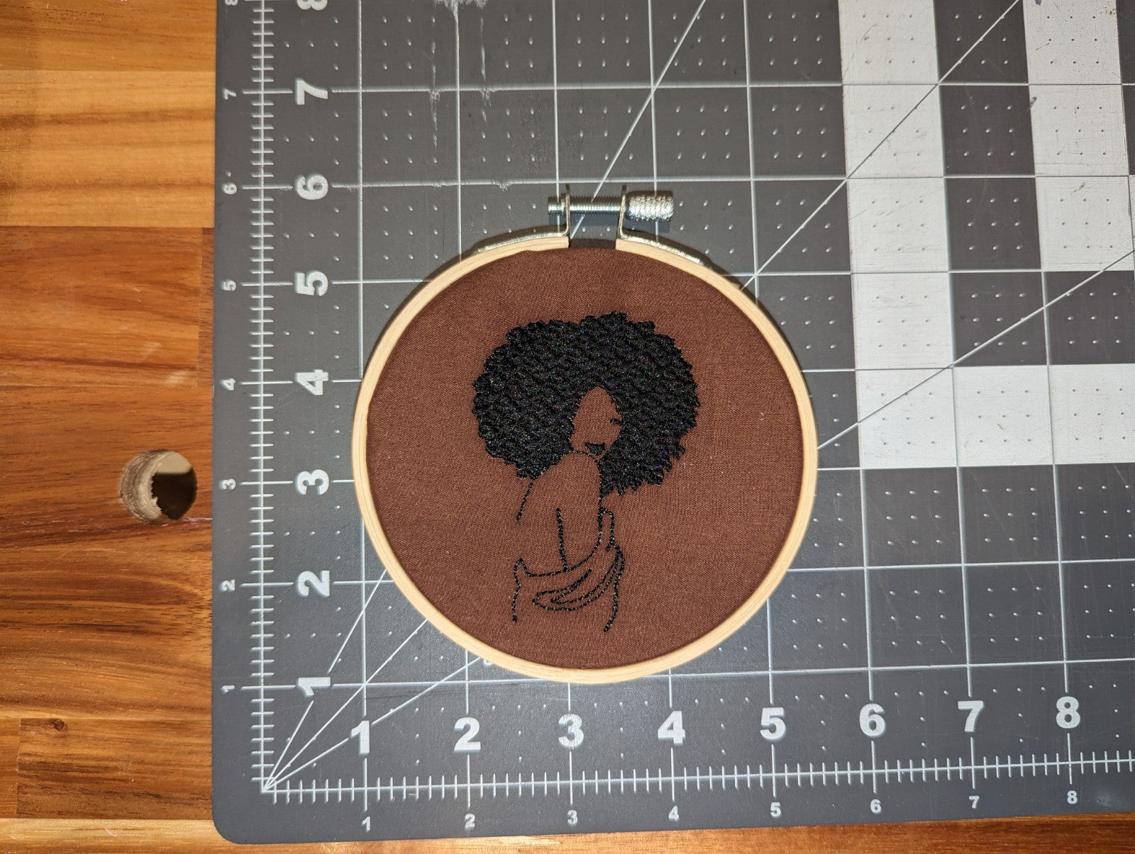 Big Hair Woman Wall Hanger