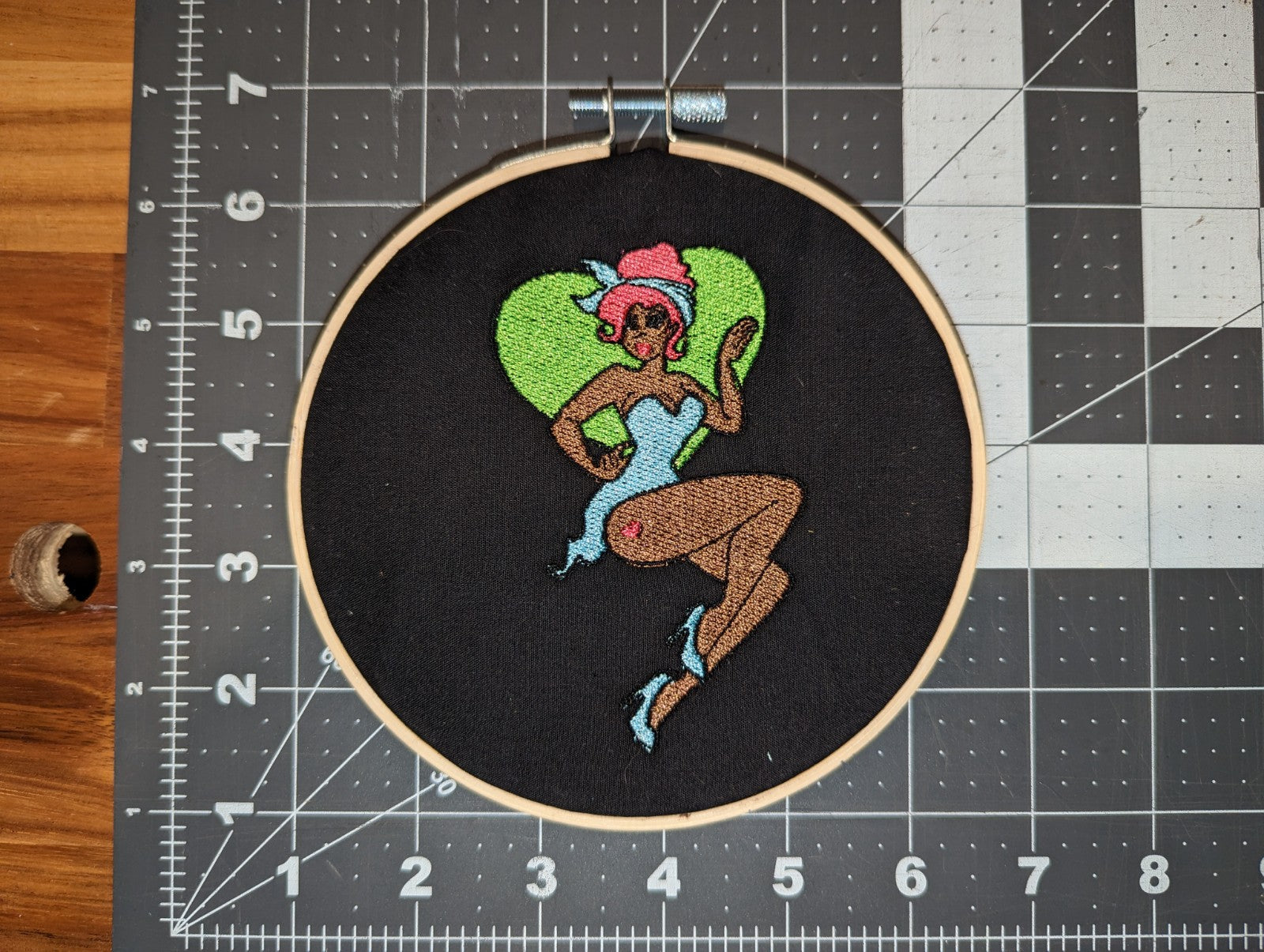 Retro Pinup Girl Wall Hanger