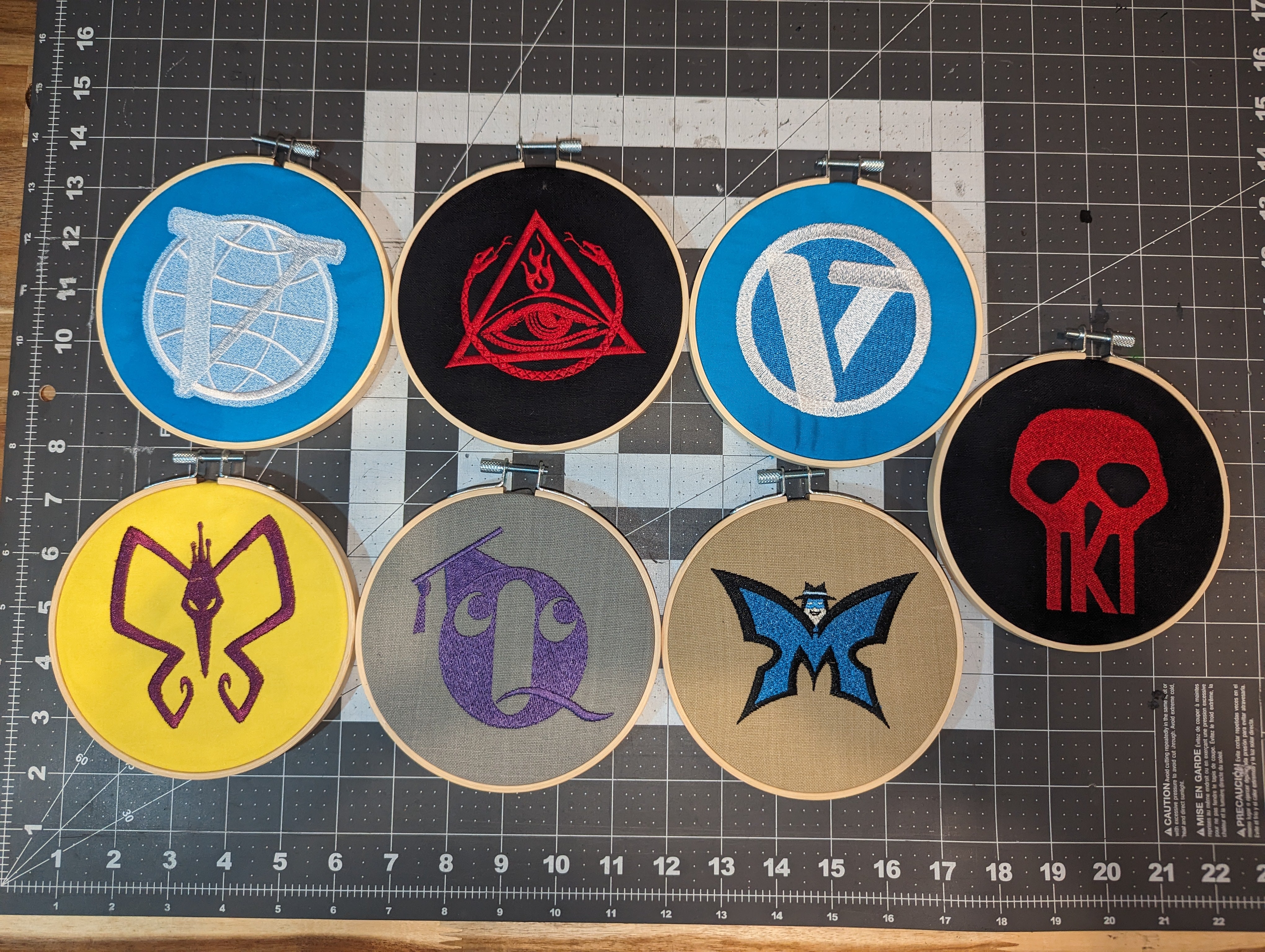 Venture Bros. Embroidered Wall Hangers