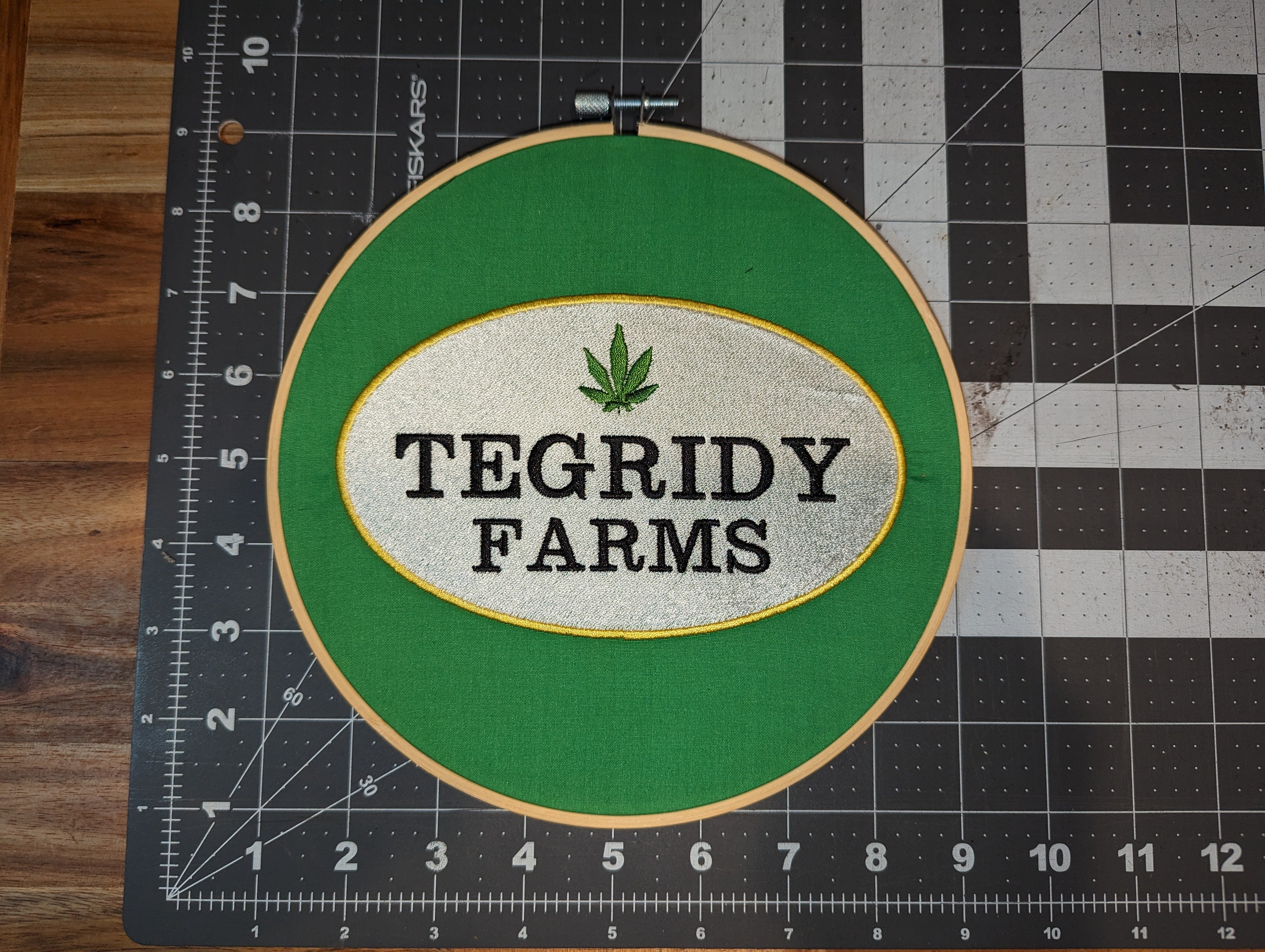 Tegrity Farms Embroidered Wall Hanger