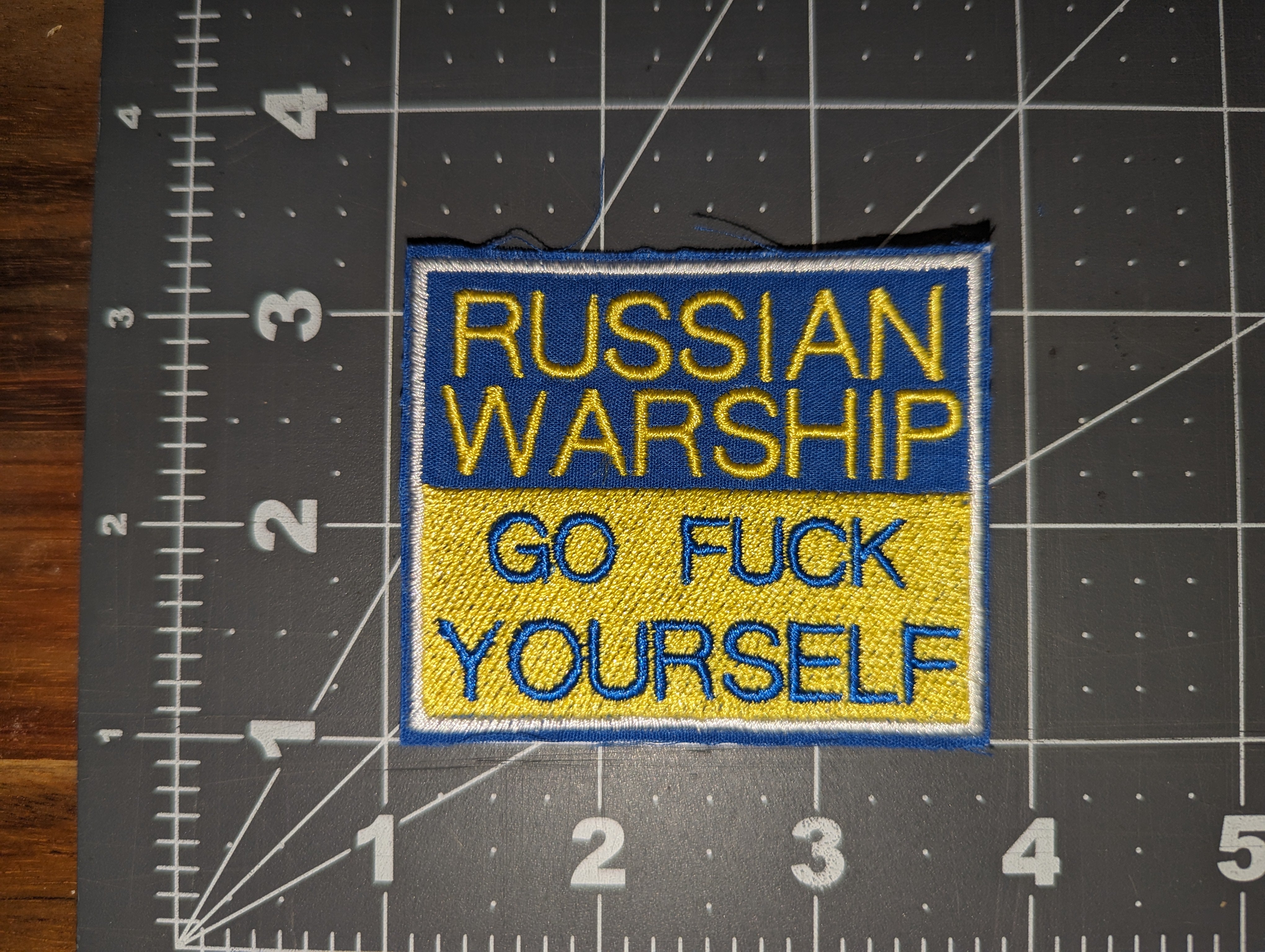 Ukraine Iron On Patches