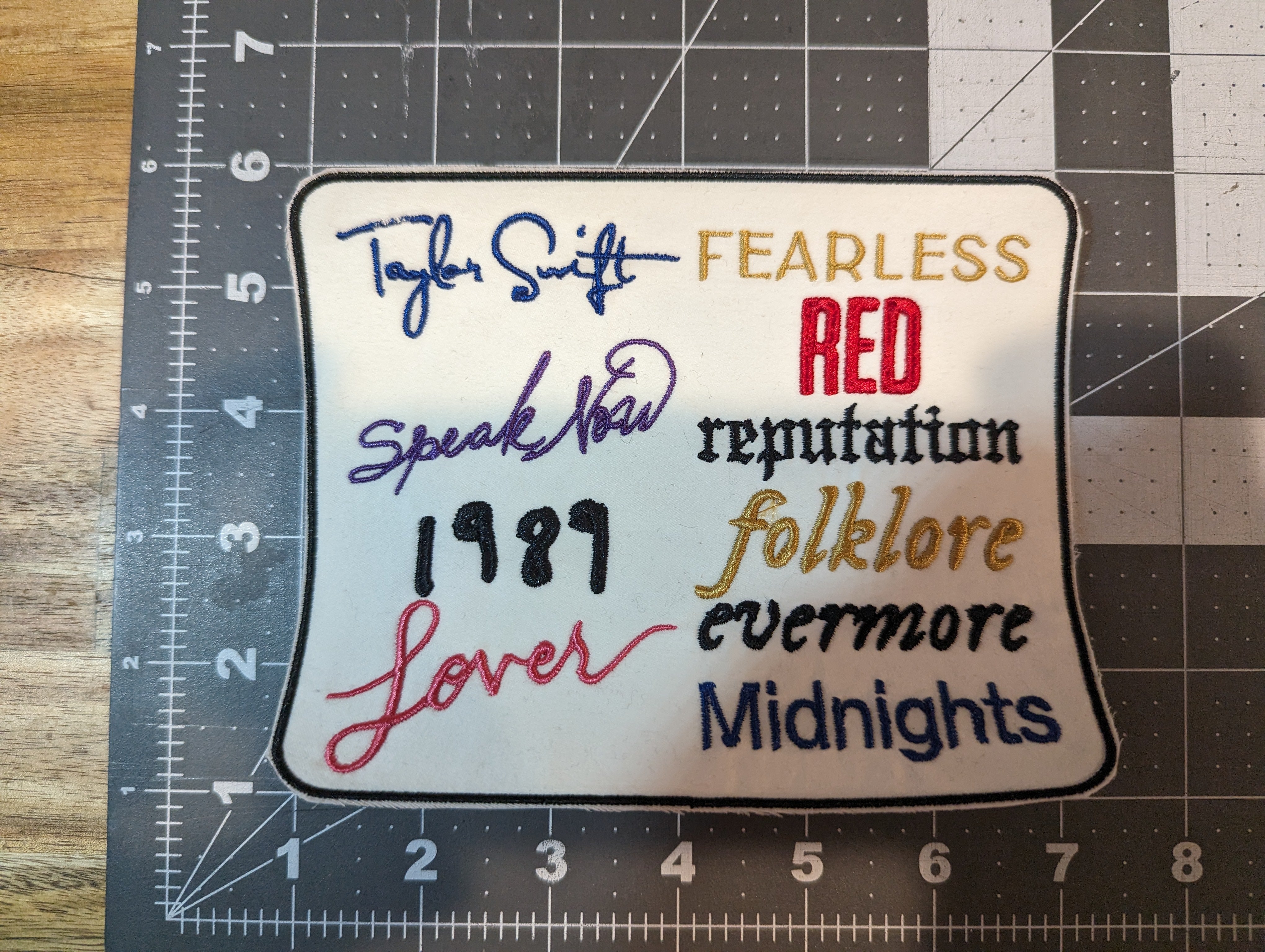 Oversized Taylor Swift Patches