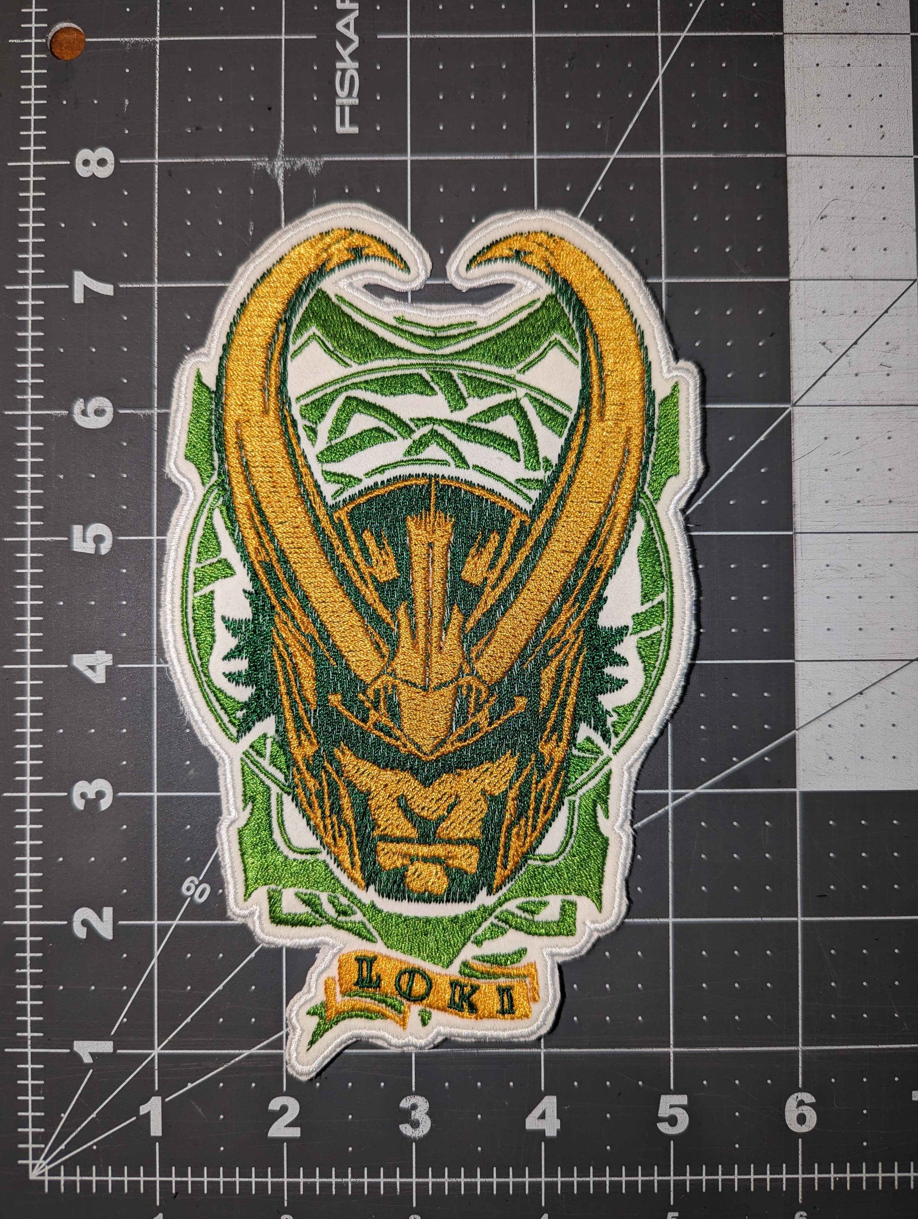 Oversize Loki Iron On Patch