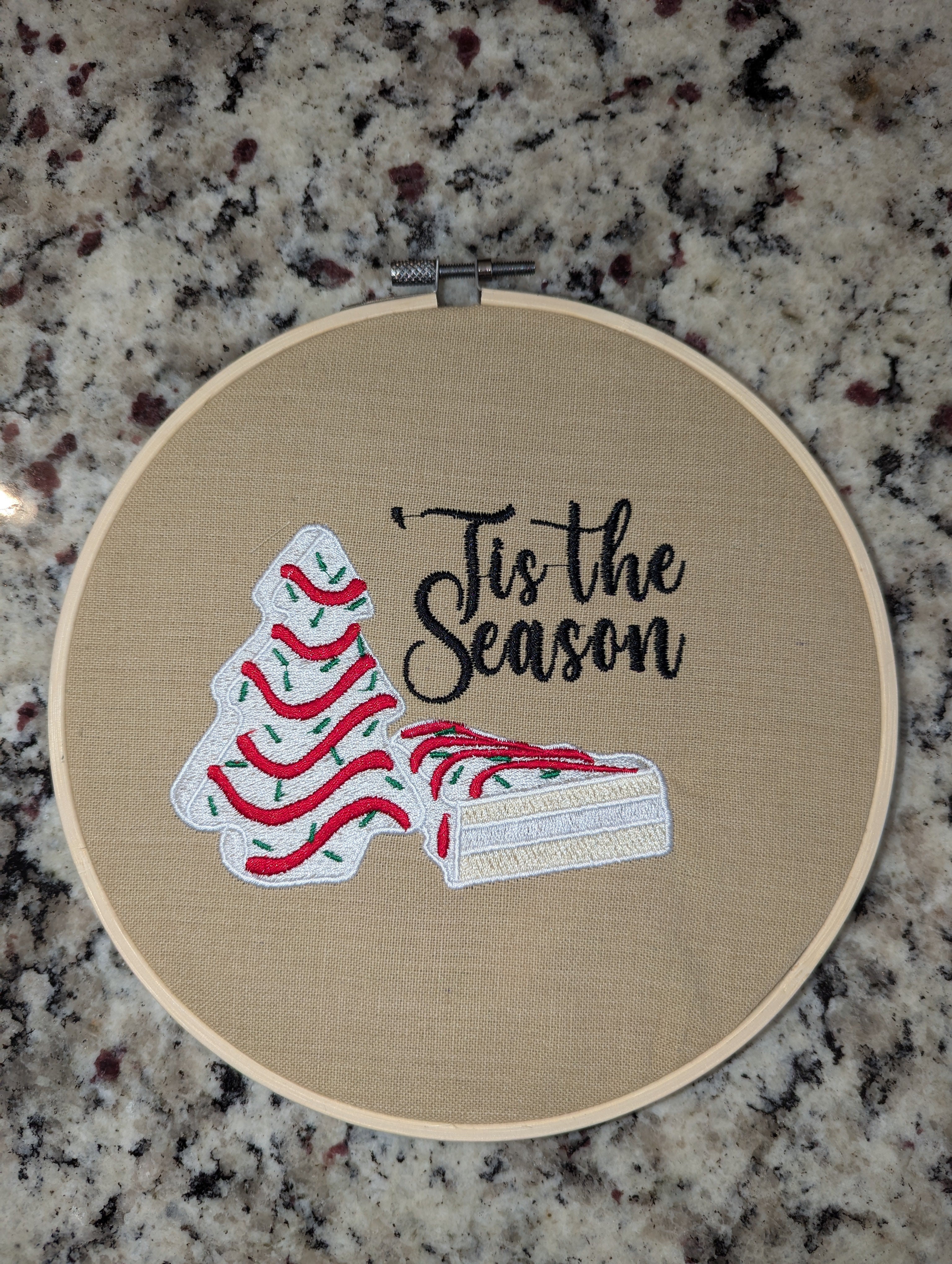 Tis The Season Cakes Wall Hanger