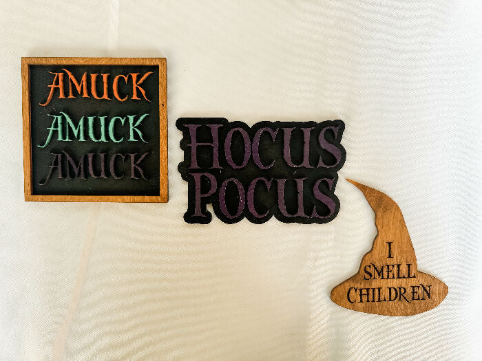 Hocus pocus tiered trays