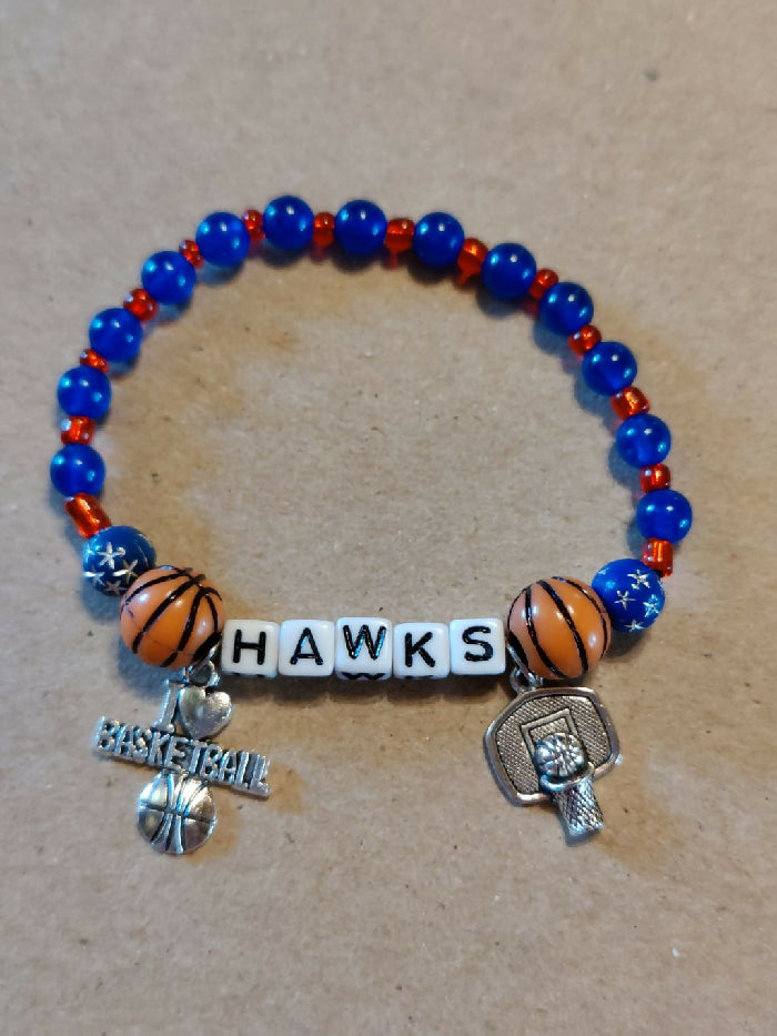 GHB #315 Stretch Basketballs & Charms/ HAWKS Letter.