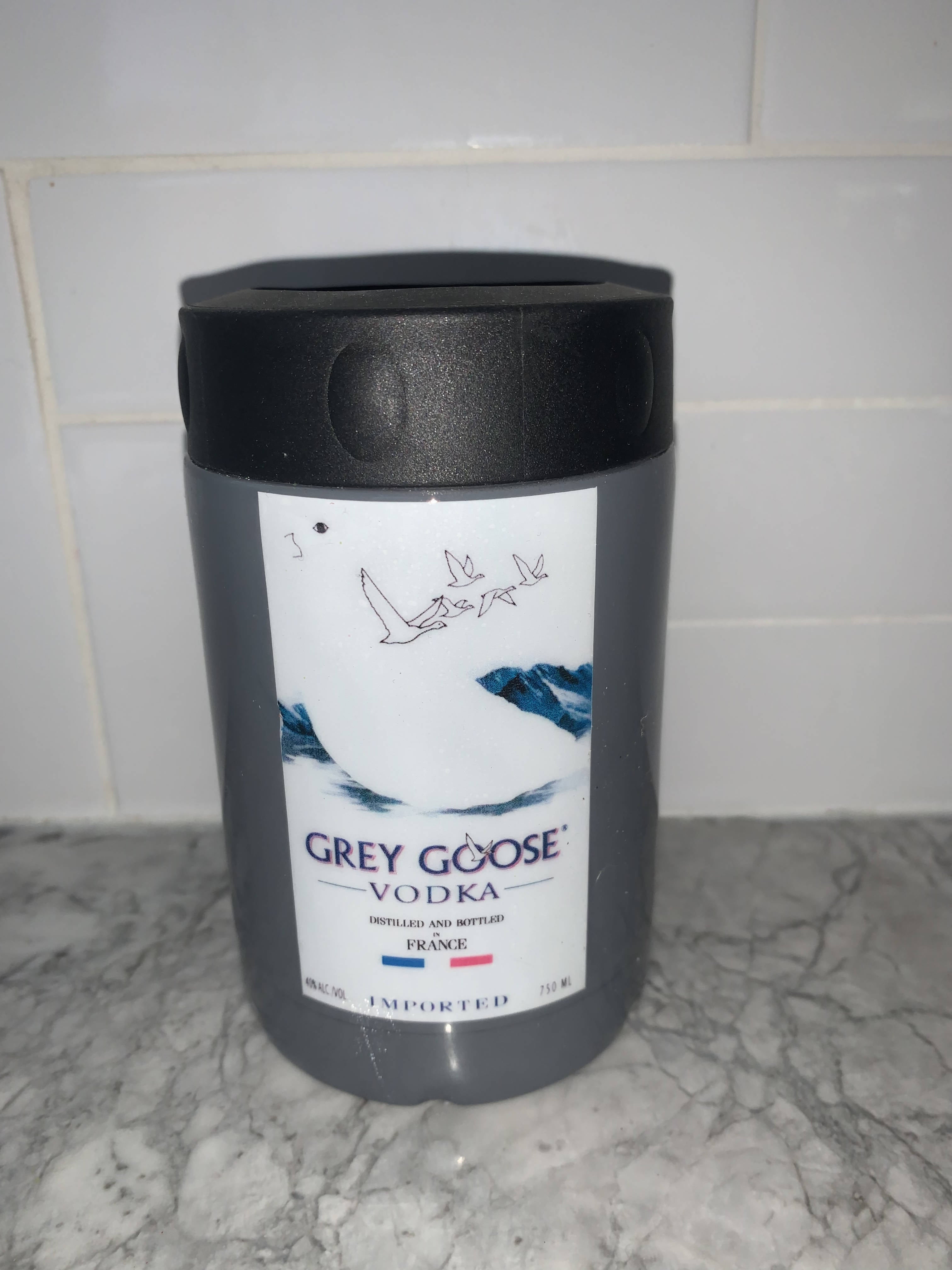 Grey goose koozie