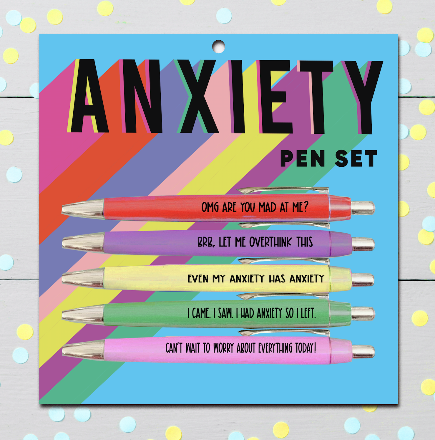 FUN CLUB - Anxiety Pen Set