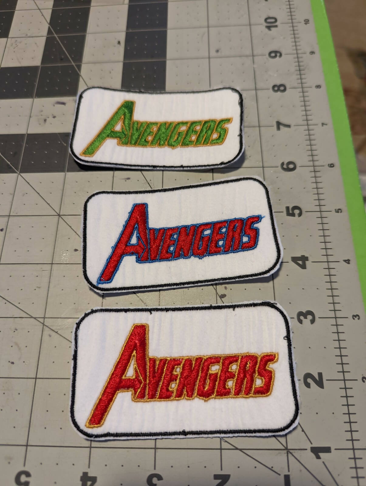 Superhero Comics Logo Iron On Patch