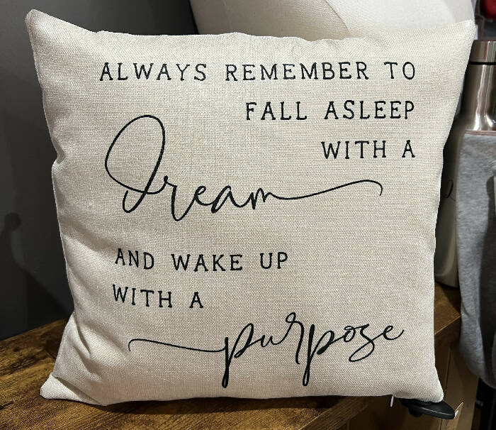 Fall asleep with a dream pillow