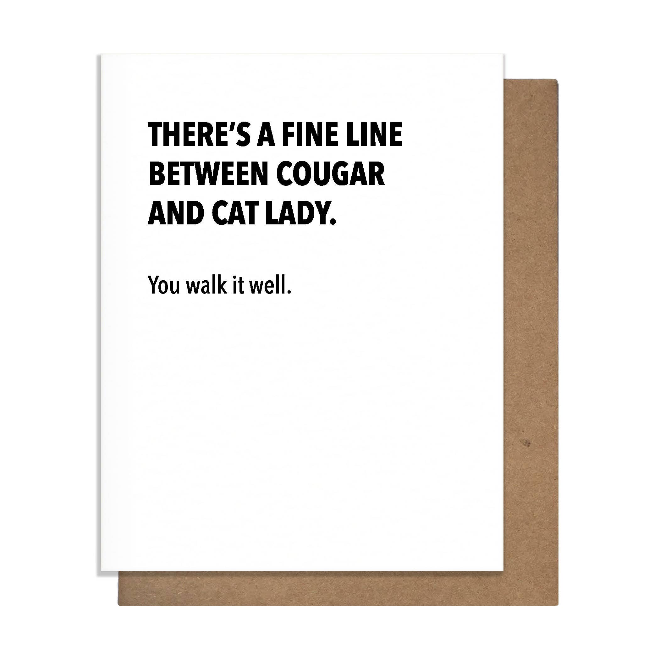 Cougar - Birthday Card