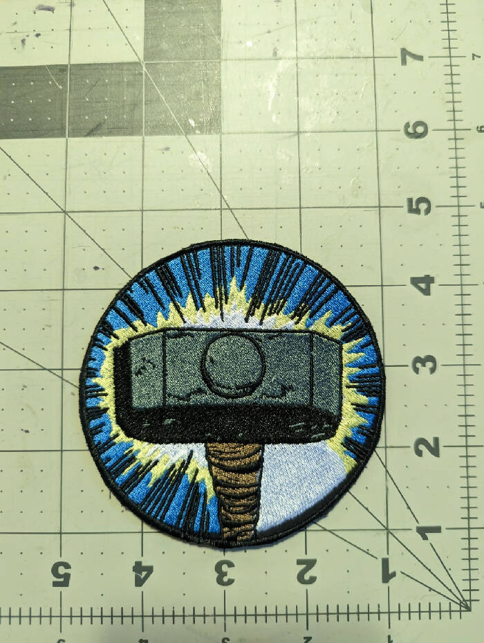 Thor Mjolnir Iron On Patch