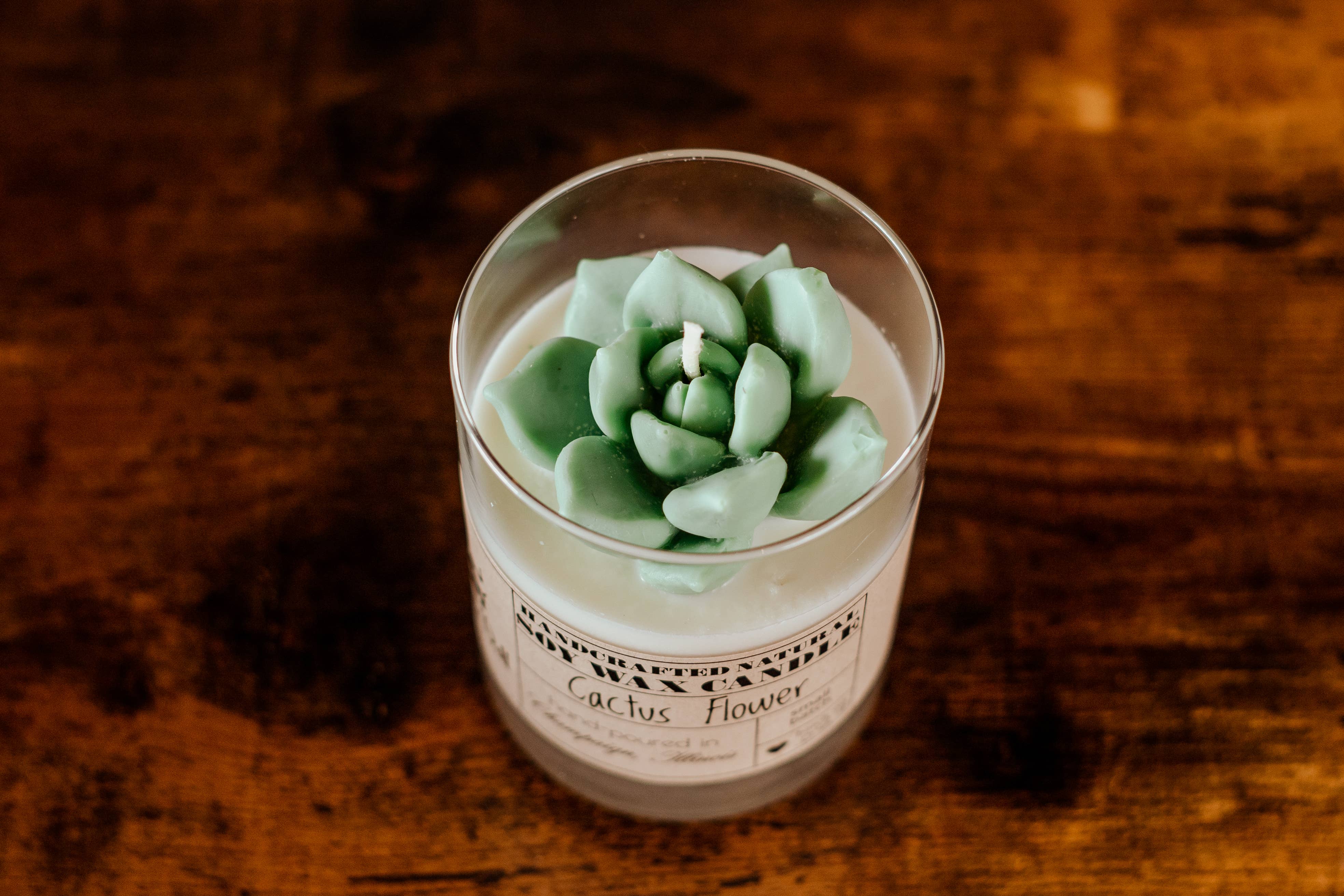 Cactus Flower 8oz Scented Soy Wax Candle