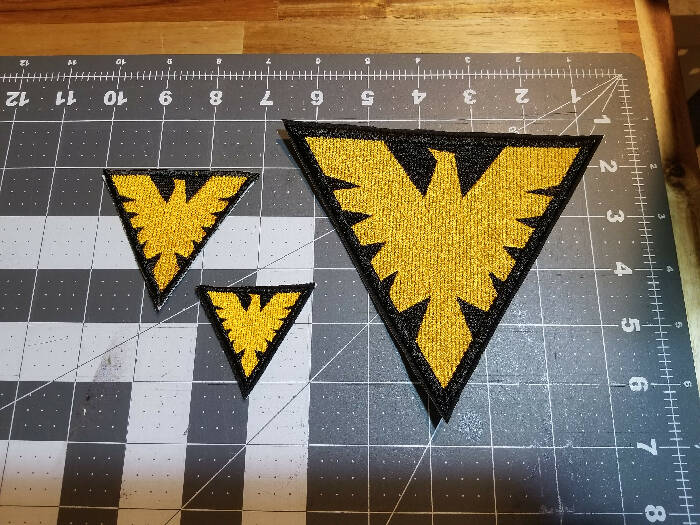 Firebird Icon Iron On Patch