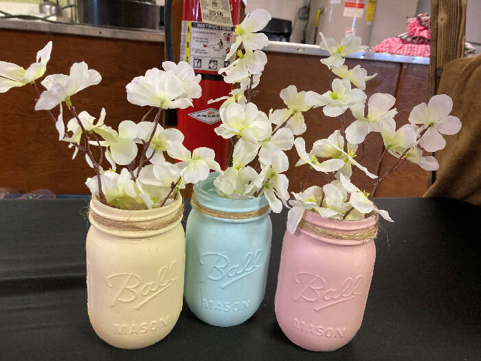 Spring mason Jars