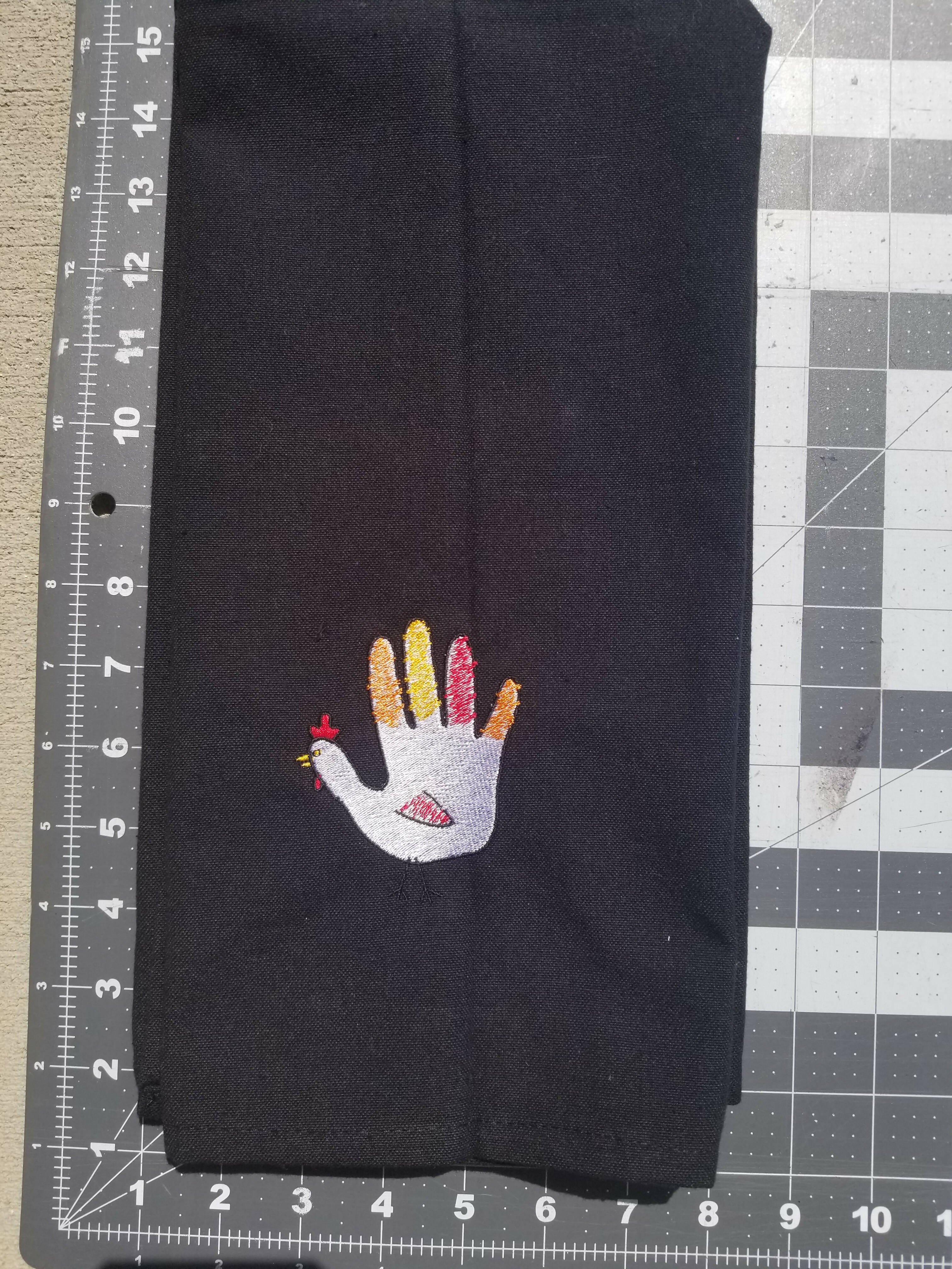 Child's Hand Turkey Fall Decor Towel