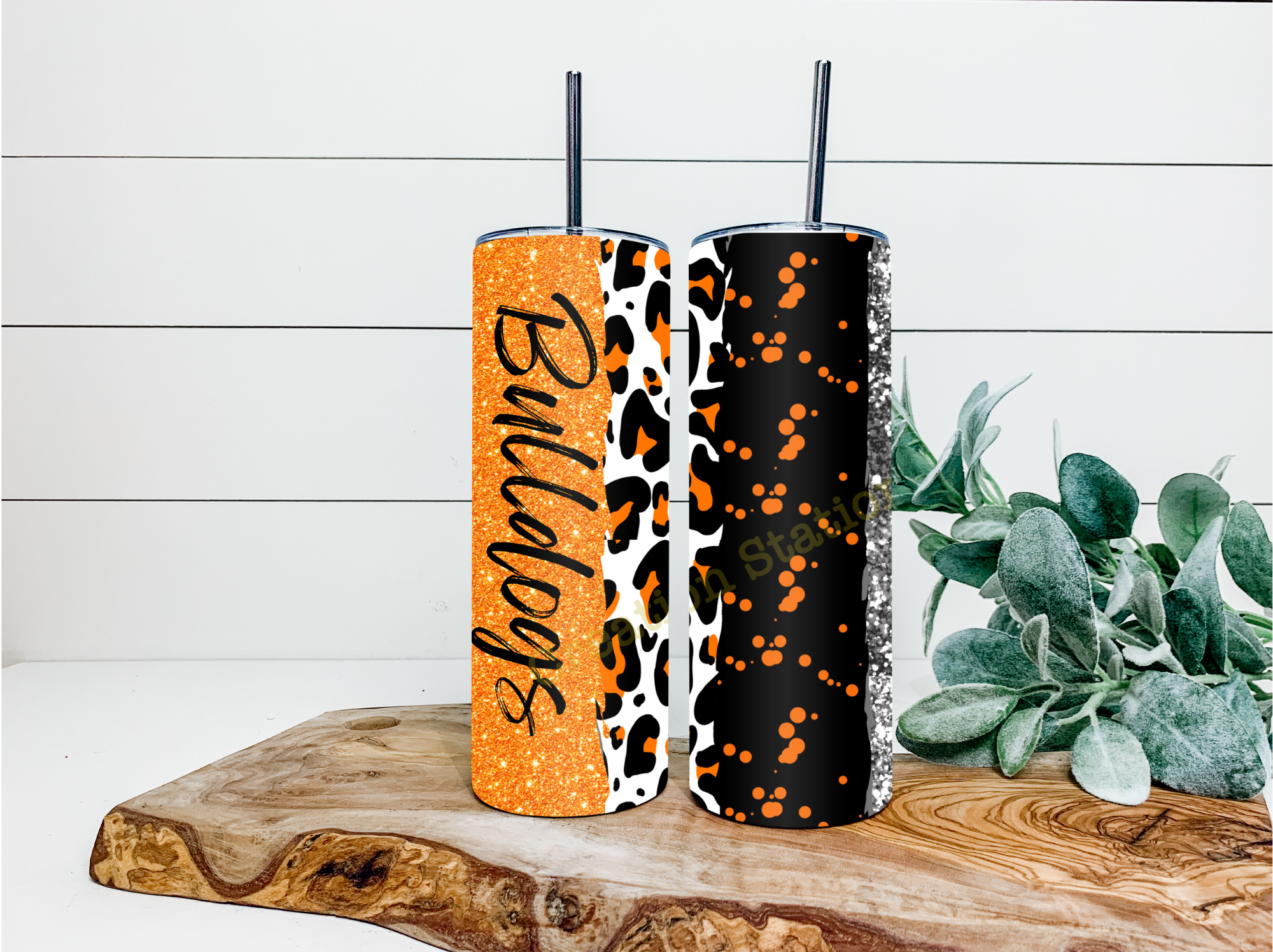 Bulldogs Cheetah Print - 20oz Tumbler