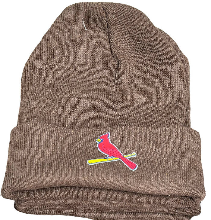 B I R D on a bat ADULT SIZE Beanie