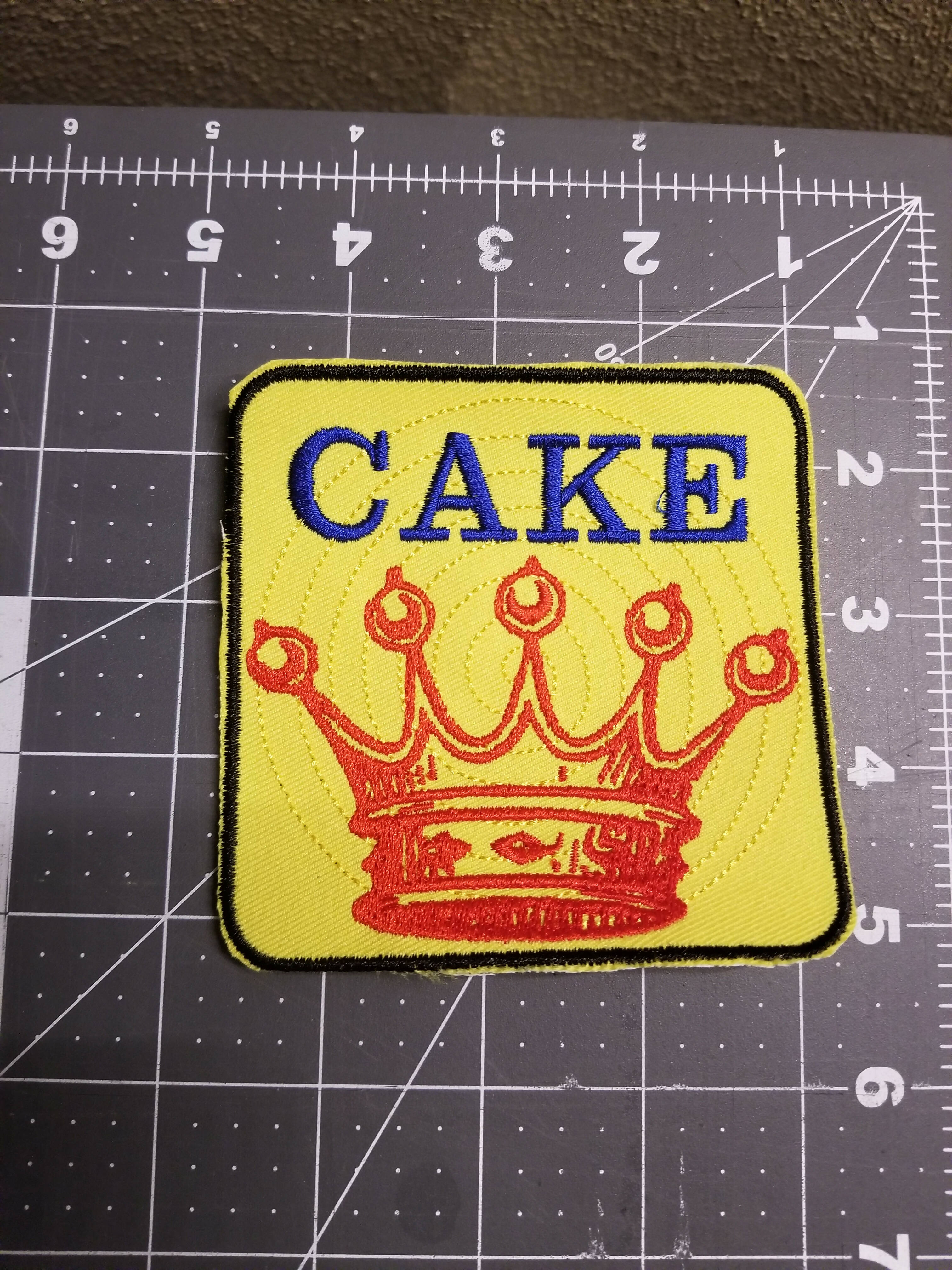 Cake Fashion Nugget Iron On Patch