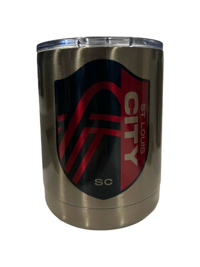 S T L Soccer lowball tumbler