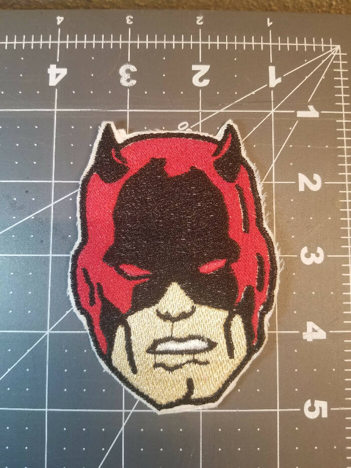 Thrillseeker Face Iron On Patch