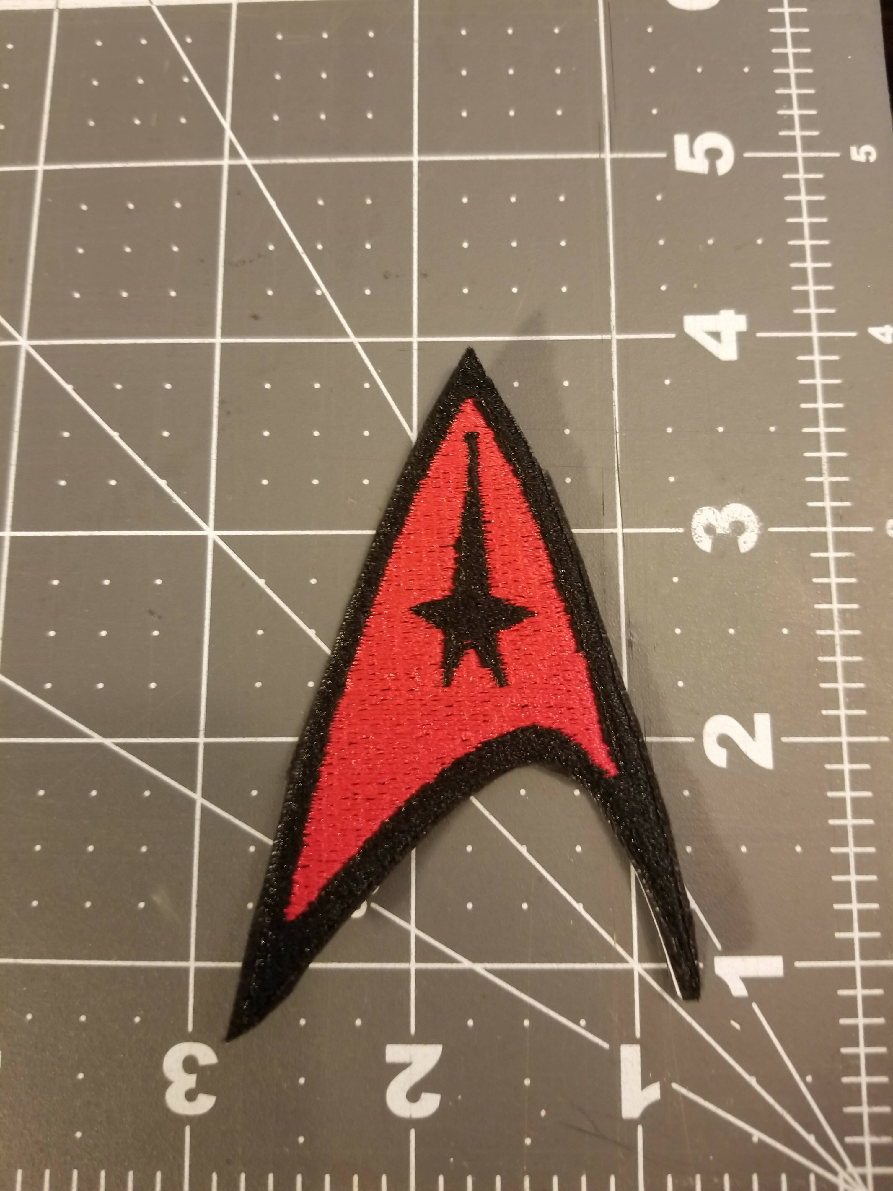 Star Fleet Iron On Patch