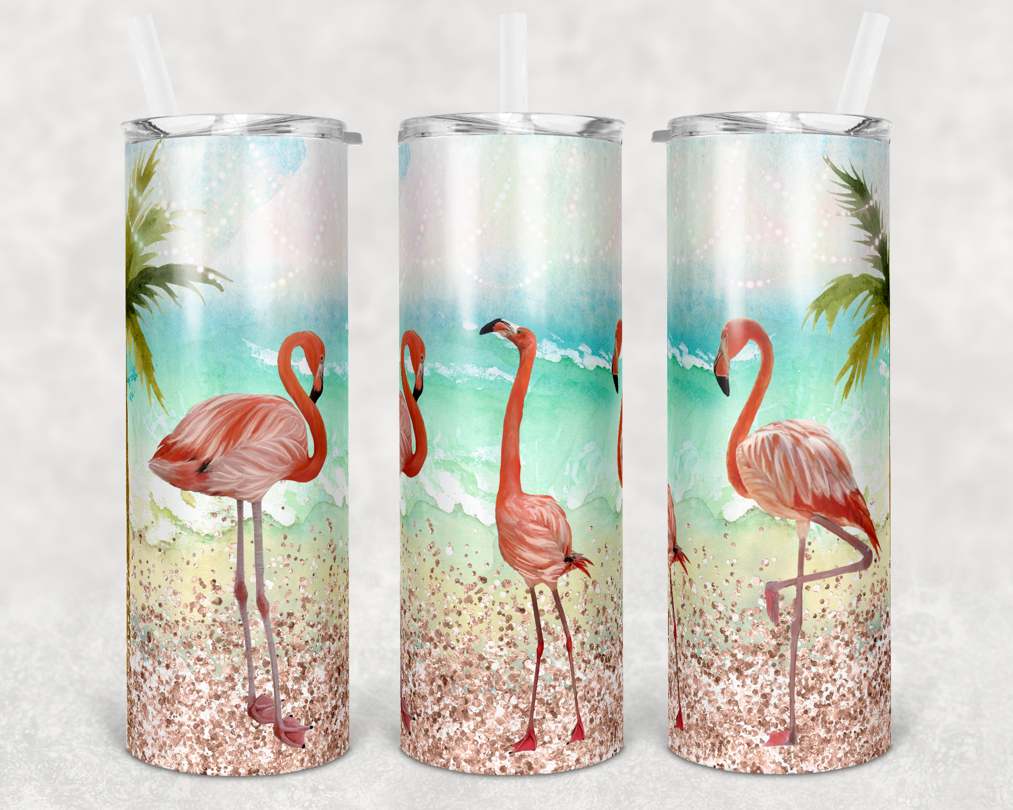 Flamingos - 20oz Tumbler