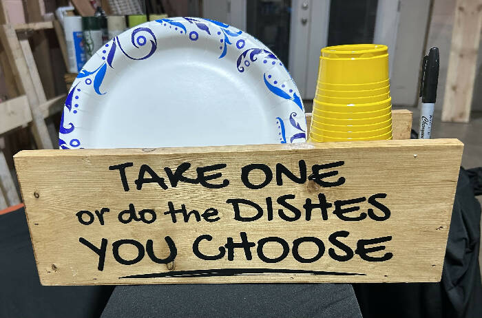 Take one or do the dishes