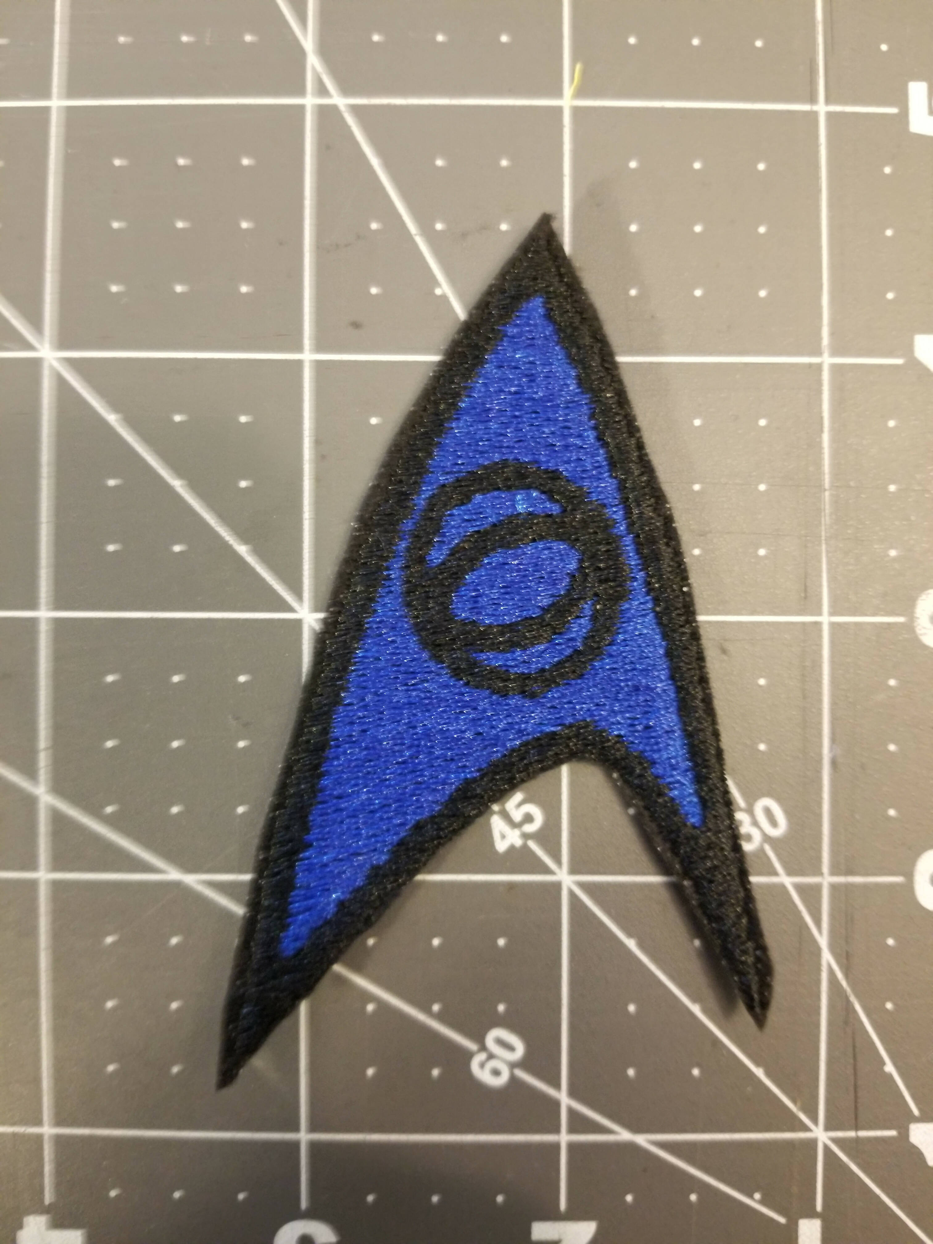 Star Fleet Iron On Patch