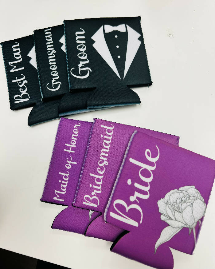 Bridal Party Koozies