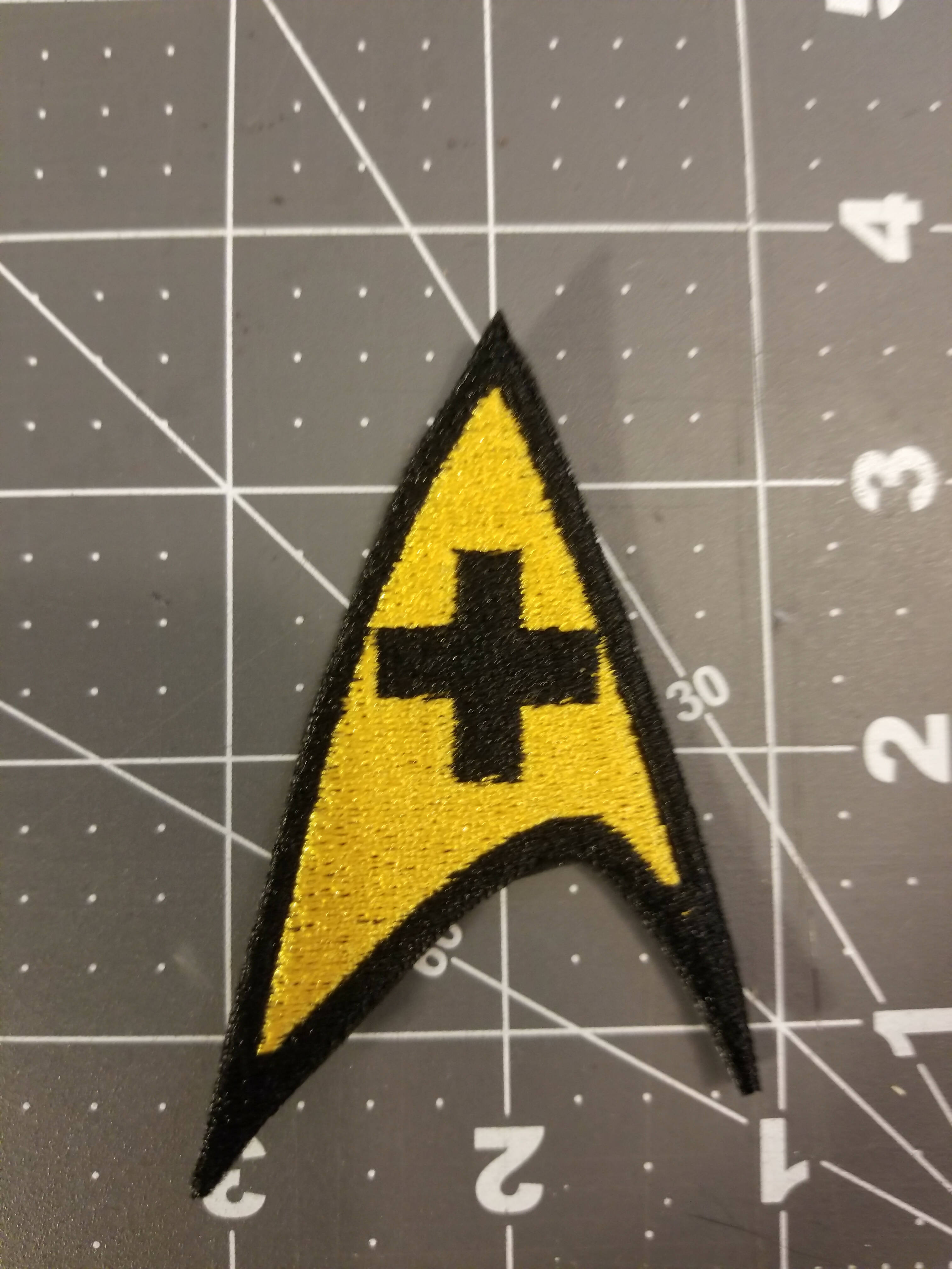 Star Fleet Iron On Patch