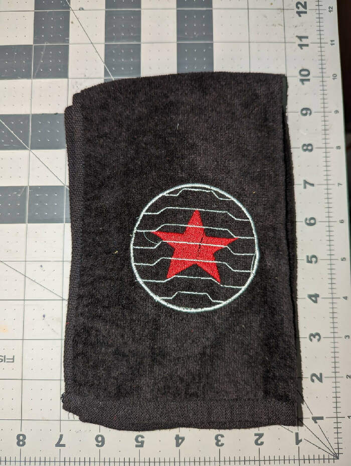 Winter Soldier Icon Velour Towel