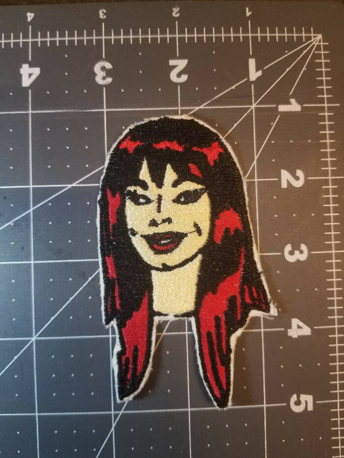 Girlfriend MJ Face Iron On Patch