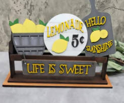 Wood Decor Set - VF7 (life is sweet)