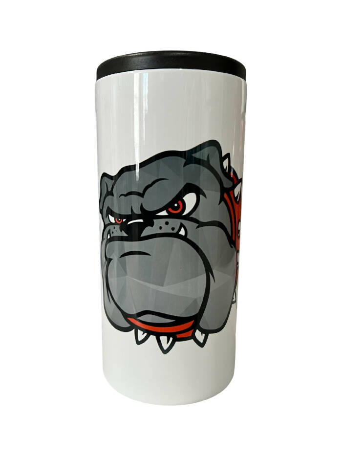 Waterloo Bulldogs 12 oz slim can koozie