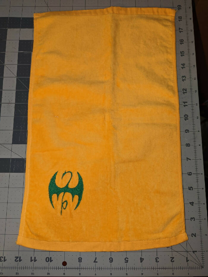 Steel Foot Icon Velour Towel