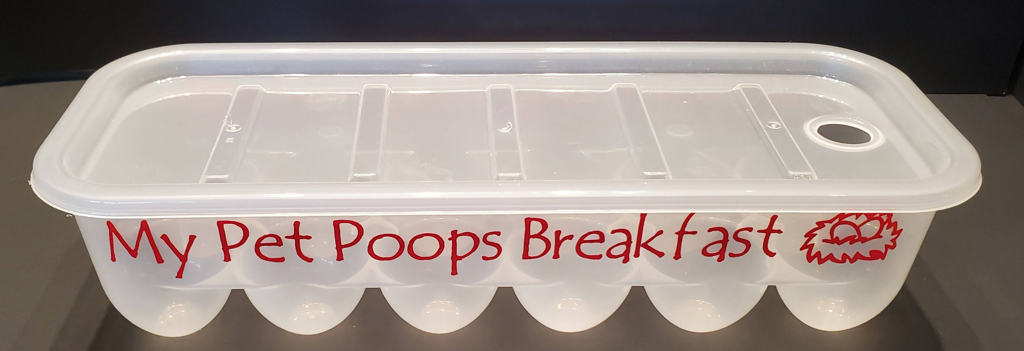 Egg Carton - My Pet Poops Breakfast