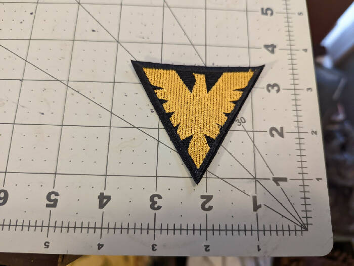 Firebird Icon Iron On Patch