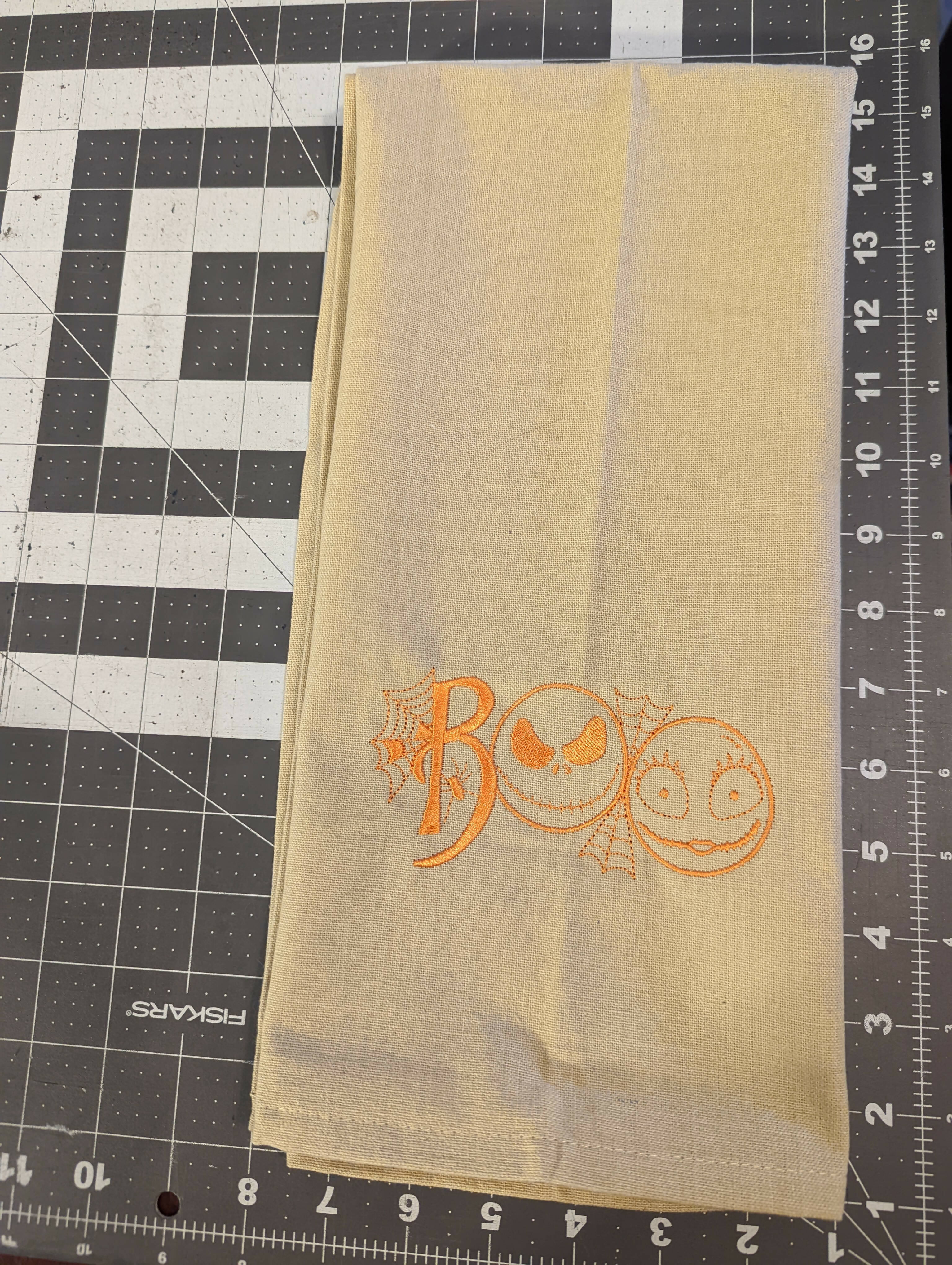 Boo Halloween Decor Towel