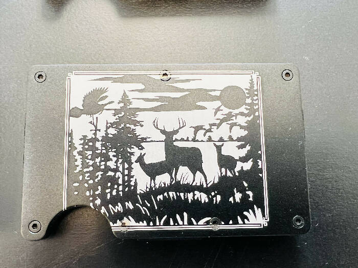 Engraved Metal Wallets