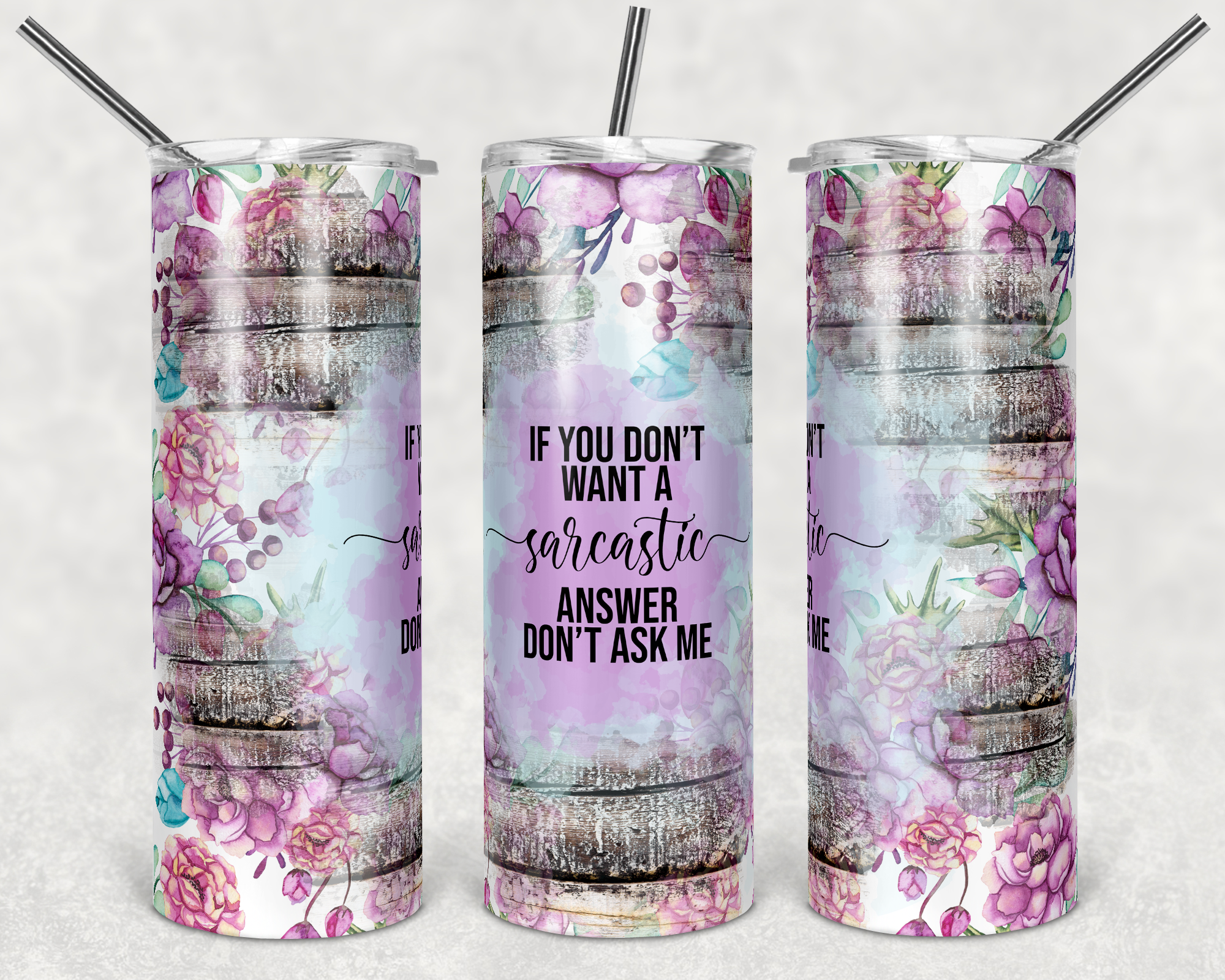 Sarcastic Answer - 20oz Tumbler