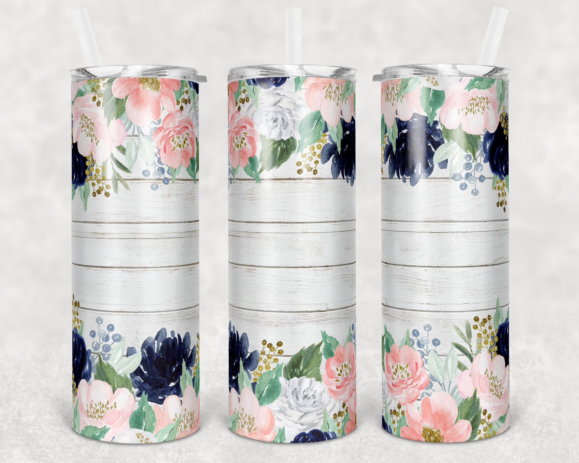 Blush Florals - 20oz Tumbler